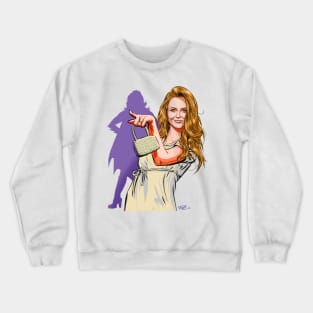 Alicia Silverstone - An illustration by Paul Cemmick Crewneck Sweatshirt